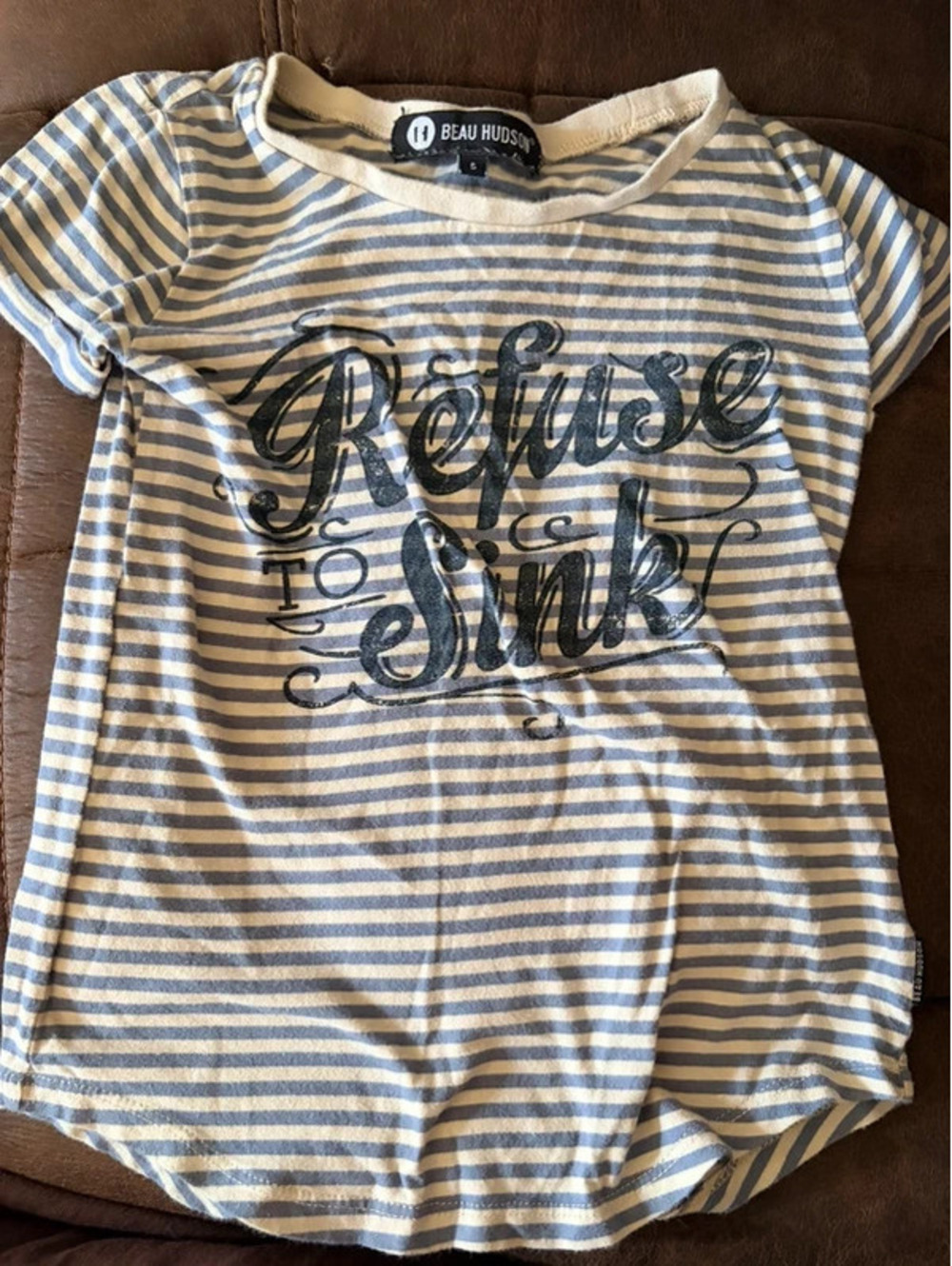 Beau Hudson Striped t shirt  girl 5t